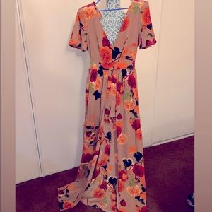 Windsor floral romper dress . New